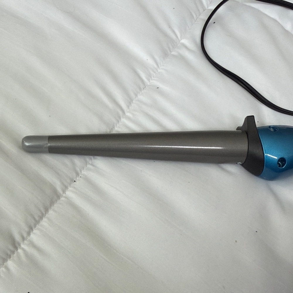 Blue and Silver Curling Wand - Picture 5 of 5
